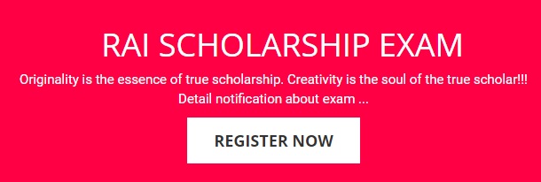 Rai Publication Scholarship Exam Date - Check Online Form, Admit Card, Result