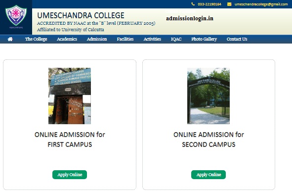 Umesh Chandra College Admission - Apply Online For BCom