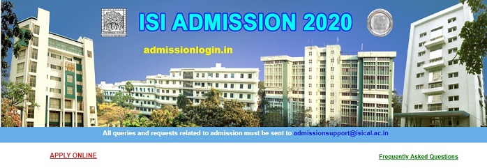 www.isical.ac.in ISI Admission Test 2020 - Registration, Syllabus, Notification